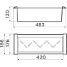 Коландер OMOIKIRI CO-04-LG светлое золото 4999056